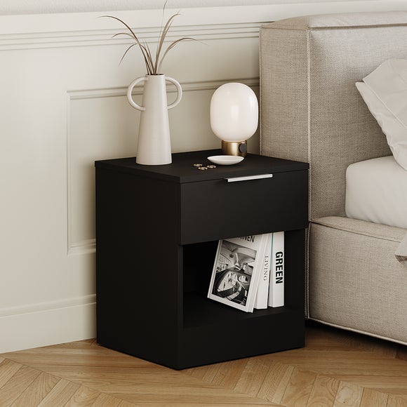 Hayes 1 Drawer Bedside Table