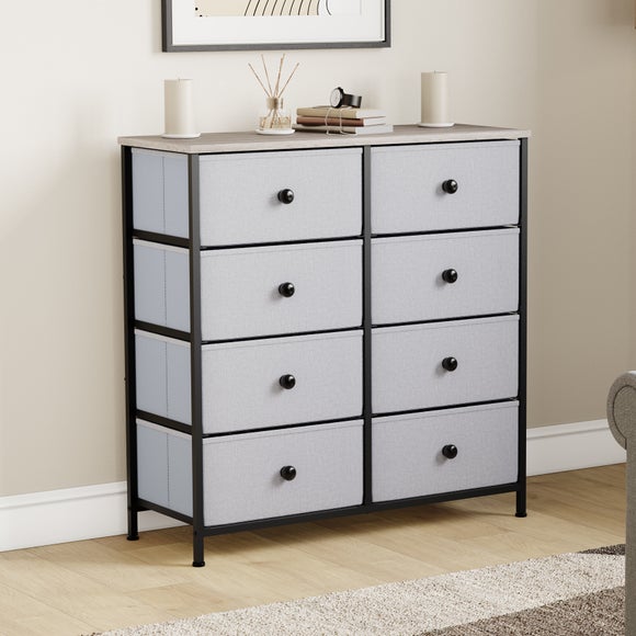 Maye 8 Drawer Fabric Chest