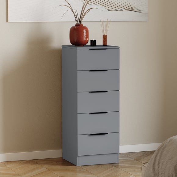View Hayes 5 Drawer Narrow Chest View Hayes 5 Drawer Narrow Chest
