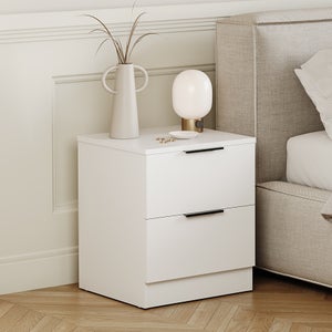 Hayes 2 Drawer Bedside Table