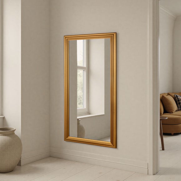 Yearn Contemporary Framed Bevelled Full Length Wall Mirror