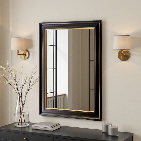 Yearn Georgian Framed Bevelled Rectangle Wall Mirror