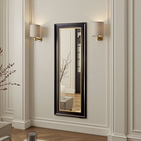 Yearn Georgian Framed Bevelled Full Length Wall Mirror