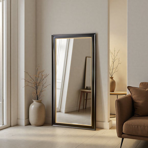 View Yearn Georgian Framed Bevelled Full Length Wall Mirror View Yearn Georgian Framed Bevelled Full Length Wall Mirror
