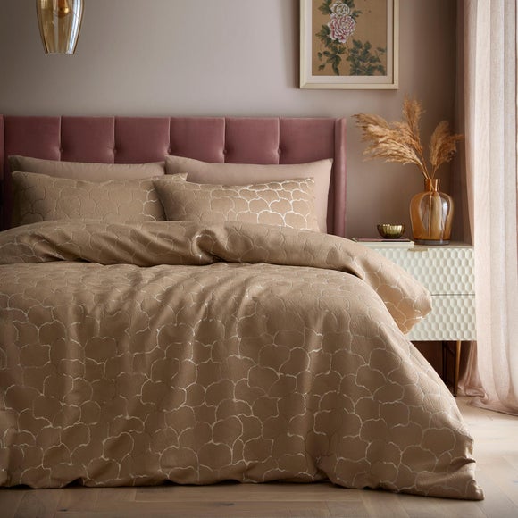 Soiree Ginko Jacquard Duvet Cover & Pillowcase Set