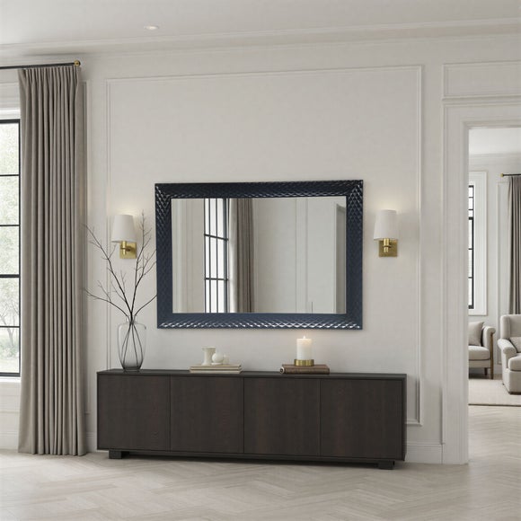 Photo 3 of Yearn Diamont Framed Bevelled Rectangle Wall Mirror