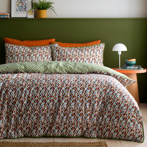 Appletree Star Geo 100% Cotton Duvet Cover & Pillowcase Set