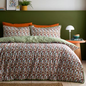 Appletree Star Geo 100 Cotton Duvet Cover & Pillowcase Set