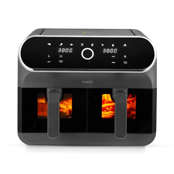 Tower 1700W Dual Baskets Air Fryer