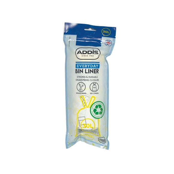 Addis Pack Of 15 30l Bin Liners