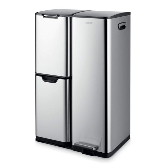 Return - Tower 60L Recycling Pedal Bin with Drawer