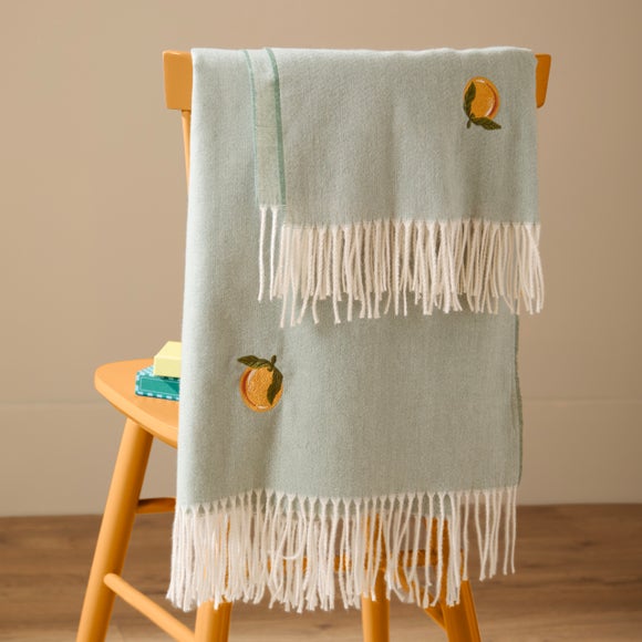 furn. Fruits Orange Throw 130cm x 180cm