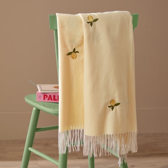 View Furn. Fruits Zesty Lemon Throw Blanket 130cm X 180cm View Furn. Fruits Zesty Lemon Throw Blanket 130cm X 180cm