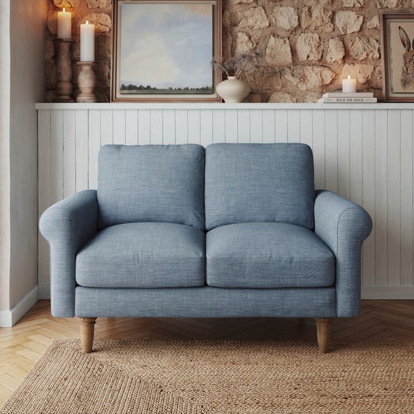 Maeve Faux Linen Compact 2 Seater Sofa
