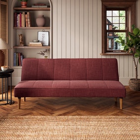 Niko Faux Linen Clic Clac Sofa Bed