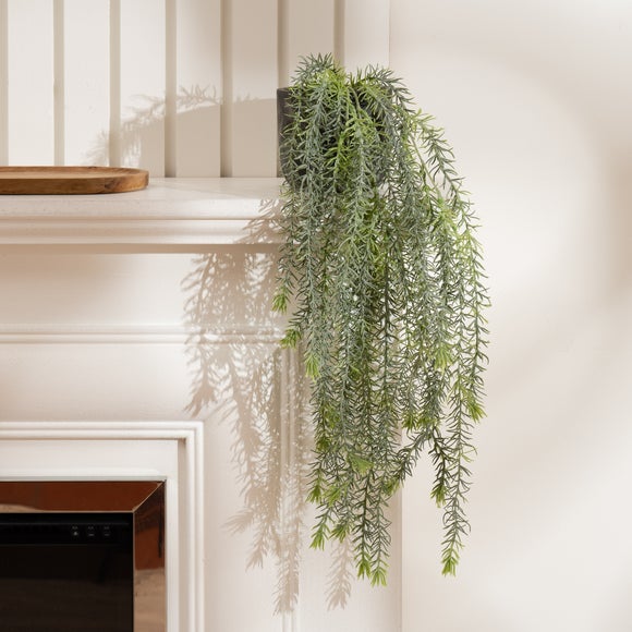 Artificial Trailing Plant in Rustic Cement Pot