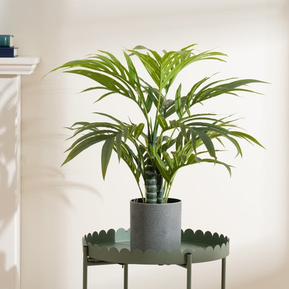 Artificial Palm Tree in Grey Plant Pot