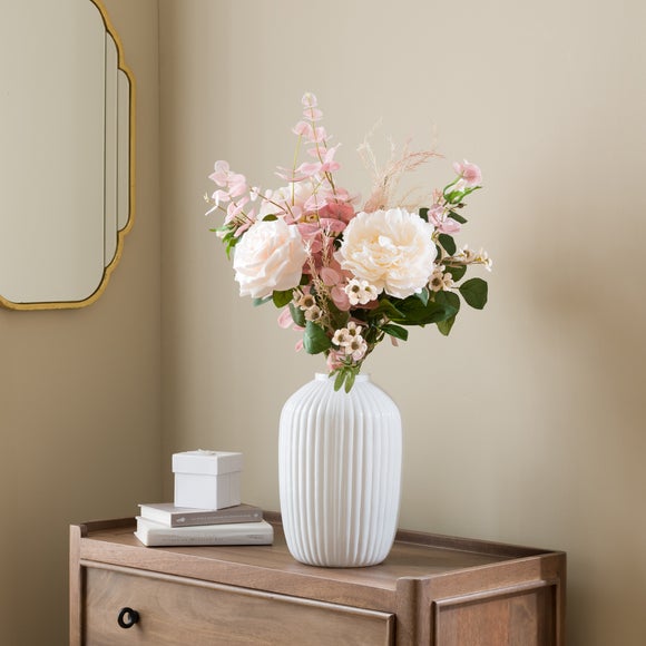View Artificial Serena Pink Rose & Peony Bouquet View Artificial Serena Pink Rose & Peony Bouquet