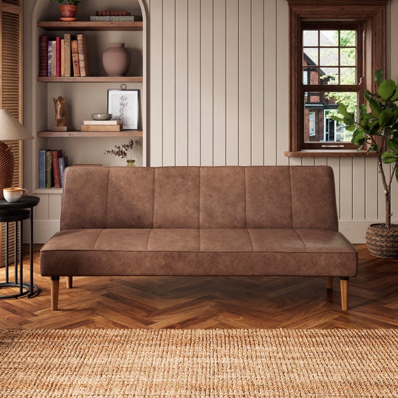 Niko Soft Faux Leather Clic Clac Sofa Bed