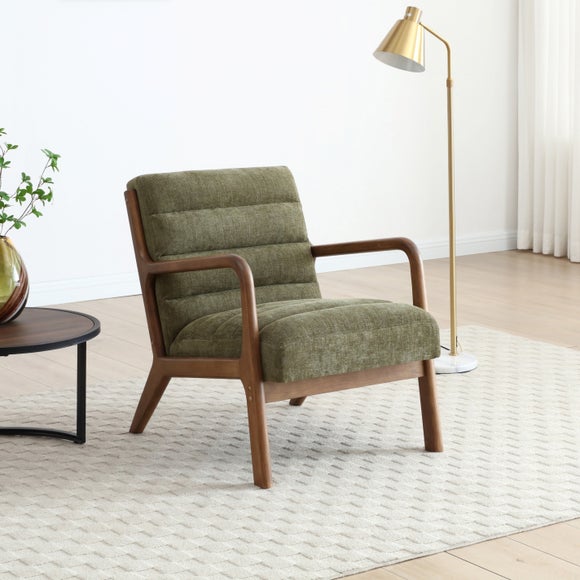 Khali Ribbed Chenille Occasional Chair