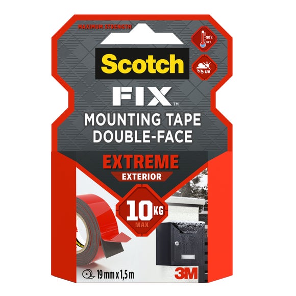 3M Scotch-Fix Double Sided Extreme Exterior Mounting Tape