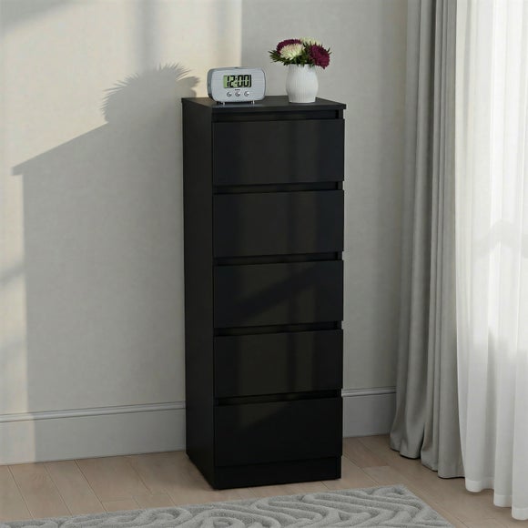 Walker 5 Drawer Narrow Chest