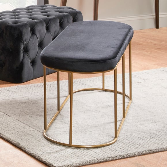 Return -Nino 2 Seater Velvet Bench