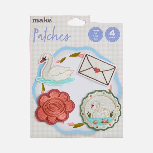 View Pack Of 4 Swan Patches View Pack Of 4 Swan Patches