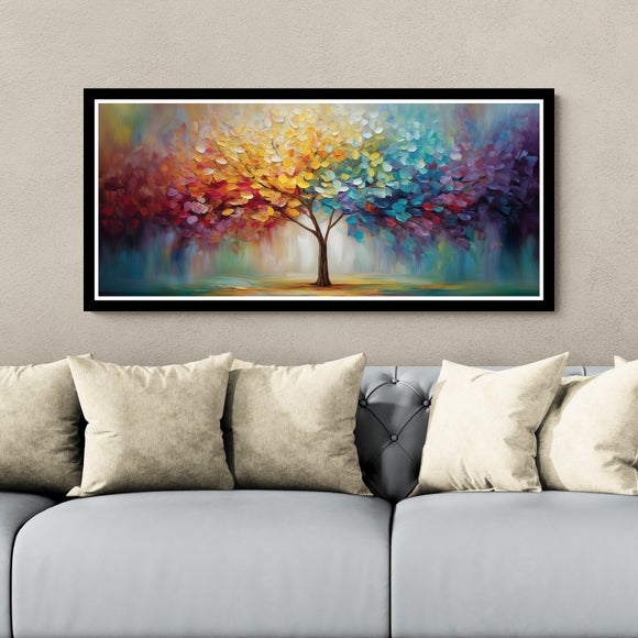 View Artko Rainbow Tree By M. Torelli Framed Print