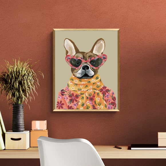 View Artko Fabulous Frenchie By Yvette St Amant Framed Print