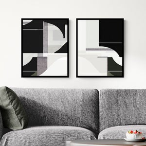 Artko Set Of 2 Geometry By Cartissi Balanced Framed Prints