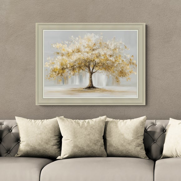 Artko Tree of Golden Whispers by M. Torelli Framed Print