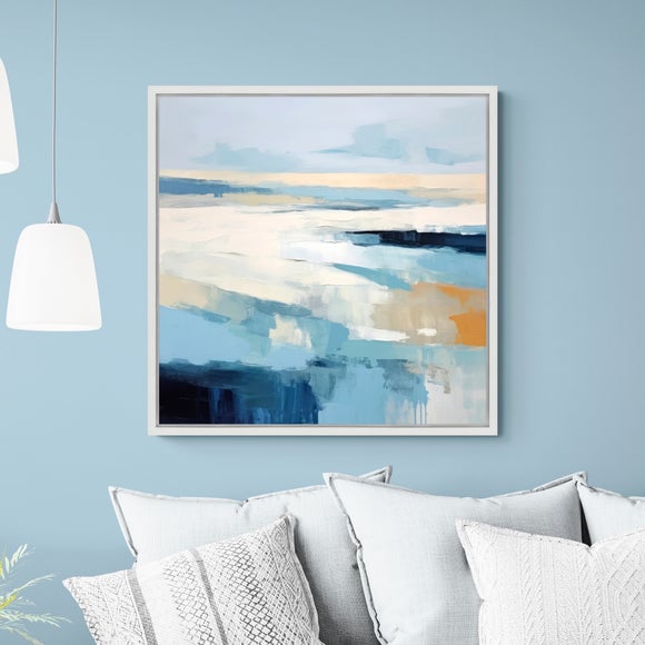 Artko Blue Reflections by Irena Orlov Framed Print
