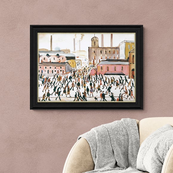 View Artko Going To Work 1959 By L.s Lowry Framed Print View Artko Going To Work 1959 By L.s Lowry Framed Print