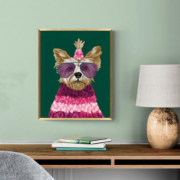 Artko Terrific Terrier By Yvette St Amant Framed Print