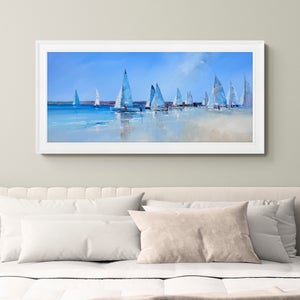 Artko Penny Race Day By Craig Trewin Framed Print