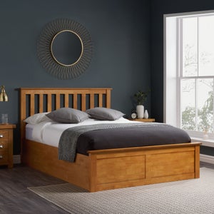 Phoenix Ottoman Bed Frame- Wood Effect