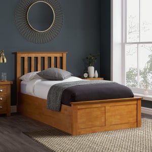 Phoenix Ottoman Bed Frame- Wood Effect
