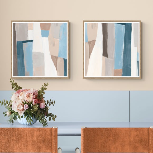 Artko Set of 2 Geometry Harmony by Hannah Dawson Framed Prints