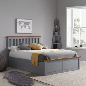 Phoenix Ottoman Bed Frame- Wood Effect