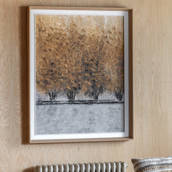 Cedar and Sage Autumn Tinge Framed Canvas