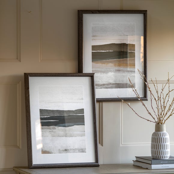 Cedar and Sage Set of 2 Drift Landscape Framed Prints