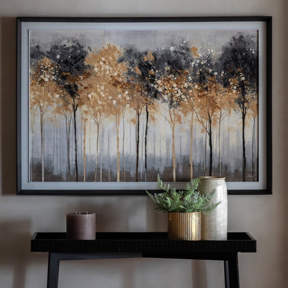 View Cedar And Sage Textured Light Framed Canvas View Cedar And Sage Textured Light Framed Canvas