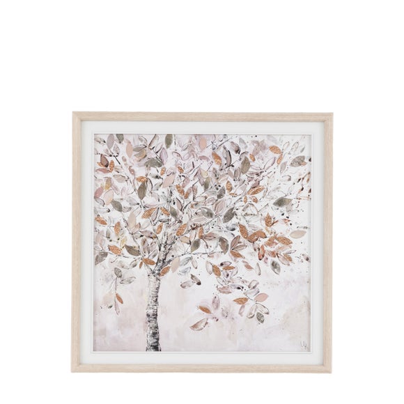 Cedar and Sage Dreaming Leaves Framed Canvas