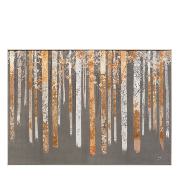 Cedar and Sage Gilded Quiet Framed Canvas