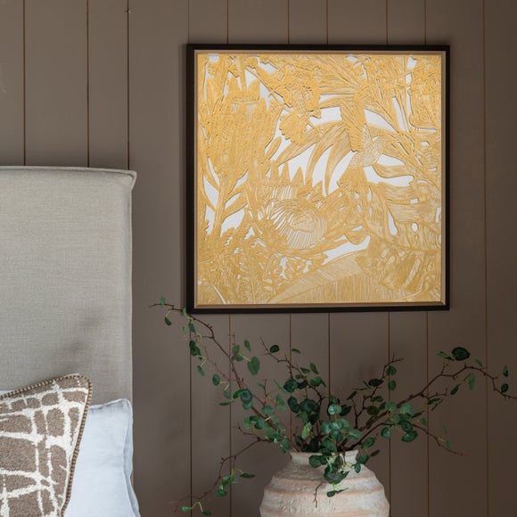 Cedar and Sage Bird Study 1 Framed Canvas