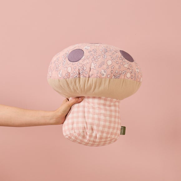 Tutti Bambini Tiny Tails Soft Muslin Mushroom Cushion