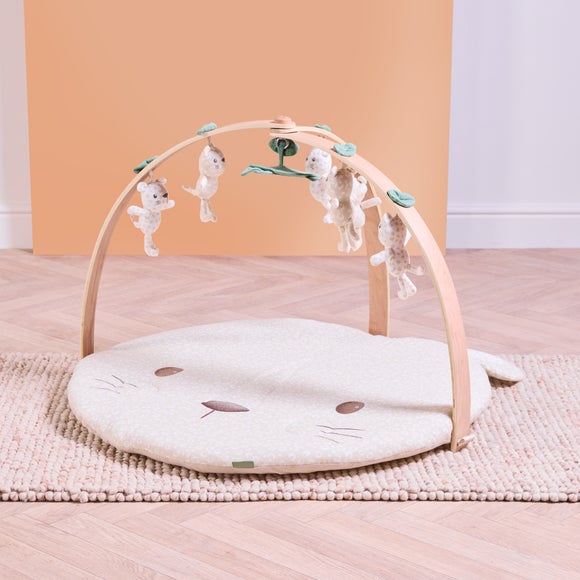 Tutti Bambini Love Cats Luxury Wood and Muslin Playgym
