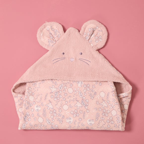 Tutti Bambini Tiny Tails Hooded Towel Margot Mouse
