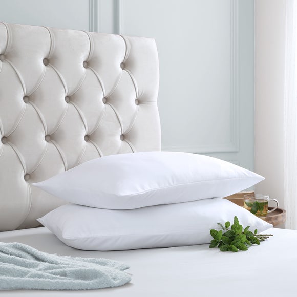 Set of 2 Cool Peppermint Scented Pillow Protectors